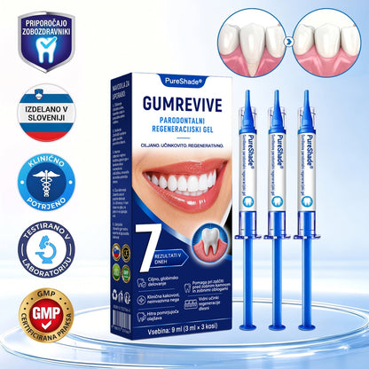 Prelomna klinična rešitev za regeneracijo ustne votline 👨‍⚕️🦷 PureShade® GumRevive regeneracijski gel za obzobna tkiva 🎁