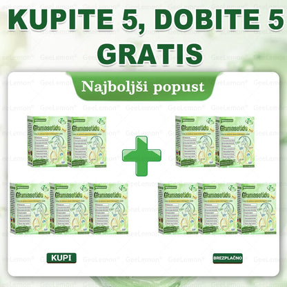 💥Registrirano pri JAZMP in GMP certificirano👩‍⚕️🎁 𝐆𝐞𝑒𝐿𝑒𝐦𝐨𝐧® 𝐆𝐥𝐮𝐦𝐚𝐬𝐞𝐭𝐢𝐝𝐞 8 v 1 Hujševalni in zdravju namenjen nano obliž z mikroiglicami 🇸🇮 (Samo enkrat na dan, vidne spremembe že v 7 dneh) ✅